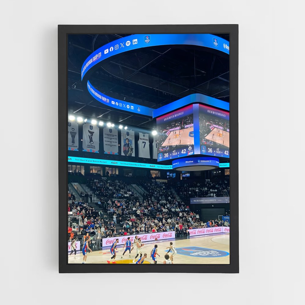 Poster L'Esprit de l'Arène – affiche Basketball (vue 2)